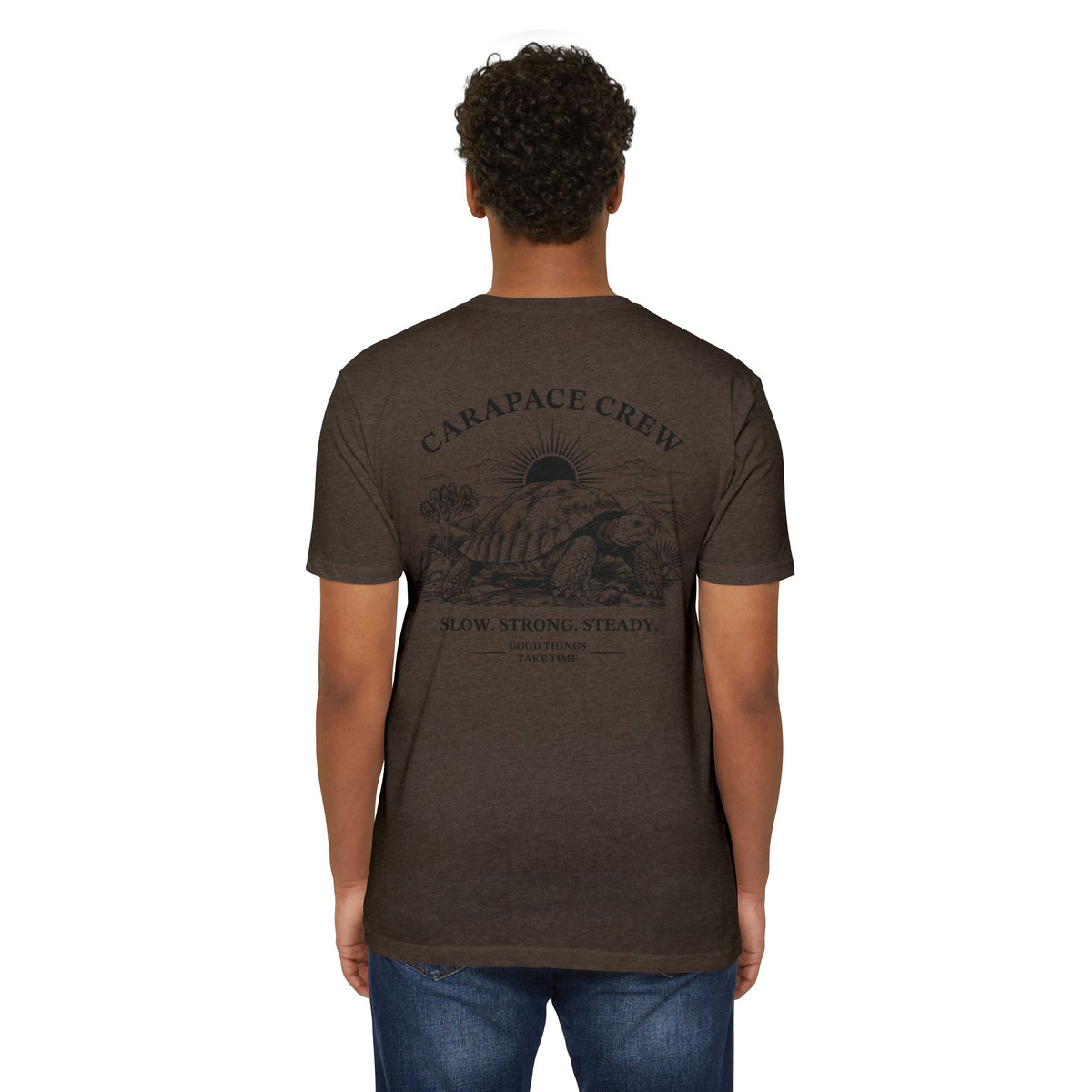 OTIS | The Carapace Crew | Slow. Strong. Steady. Graphic Tee (Tortoise Illustration)