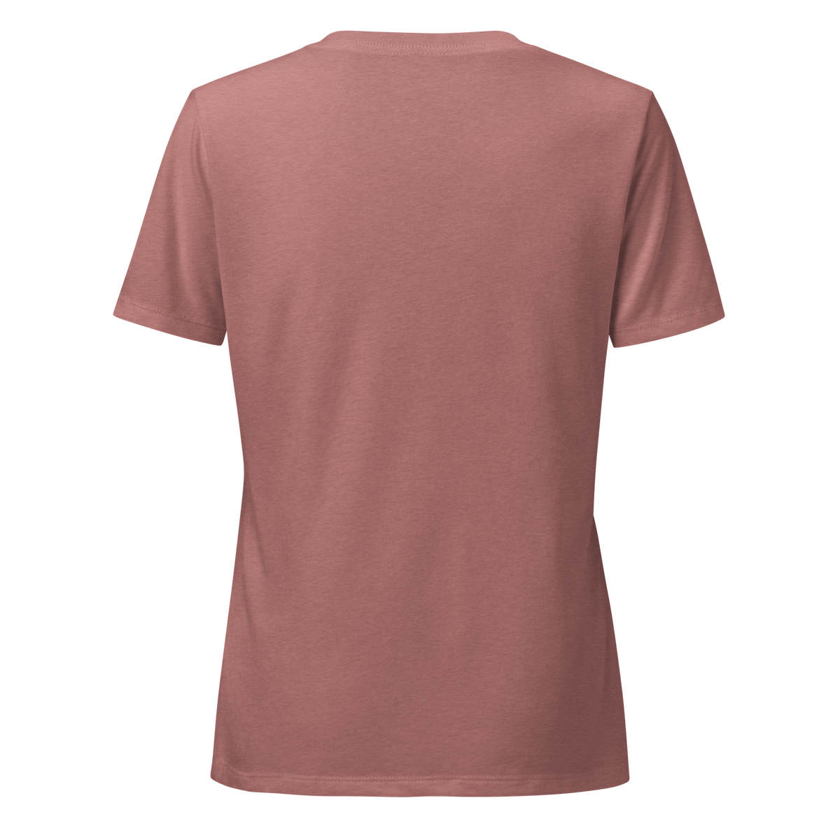 Women’s relaxed v-neck Tee - Route 91 Badge all white