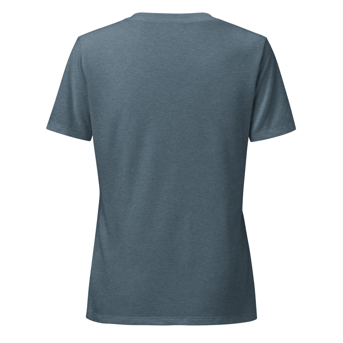 Women’s relaxed v-neck Tee - Route 91 Badge all white