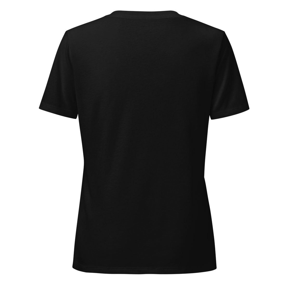 Women’s relaxed v-neck Tee - Route 91 Badge all white