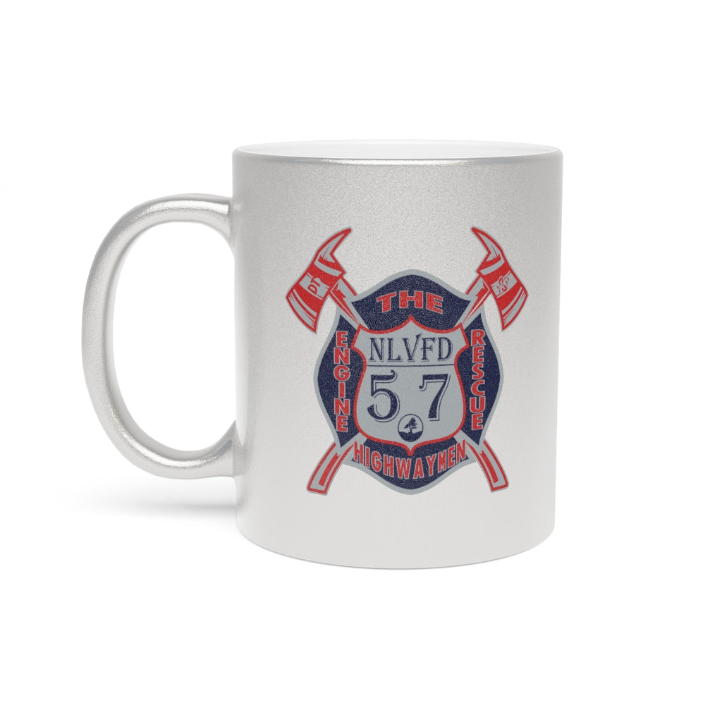 Station 57 Silver Metallic Mug