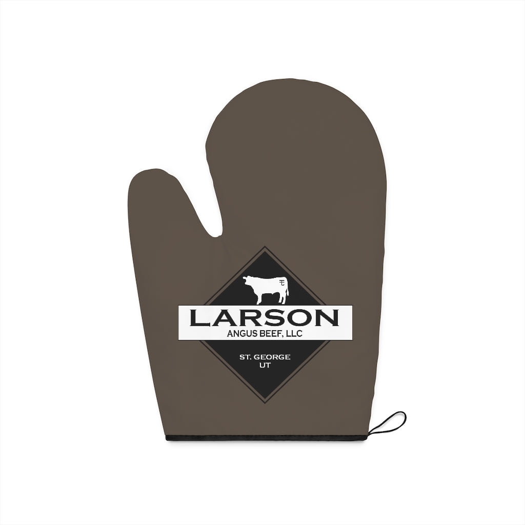 Larson Beef Logo: Oven Mitts & Pot Holders