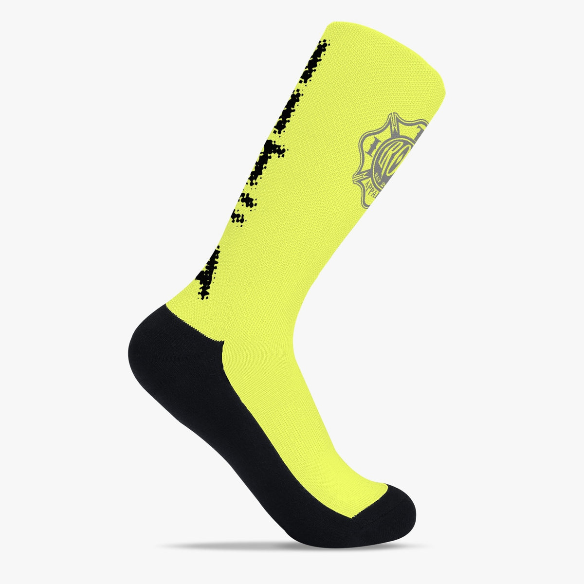Irons in the Fire Apparel Reinforced Sports Socks - Bright Yellow