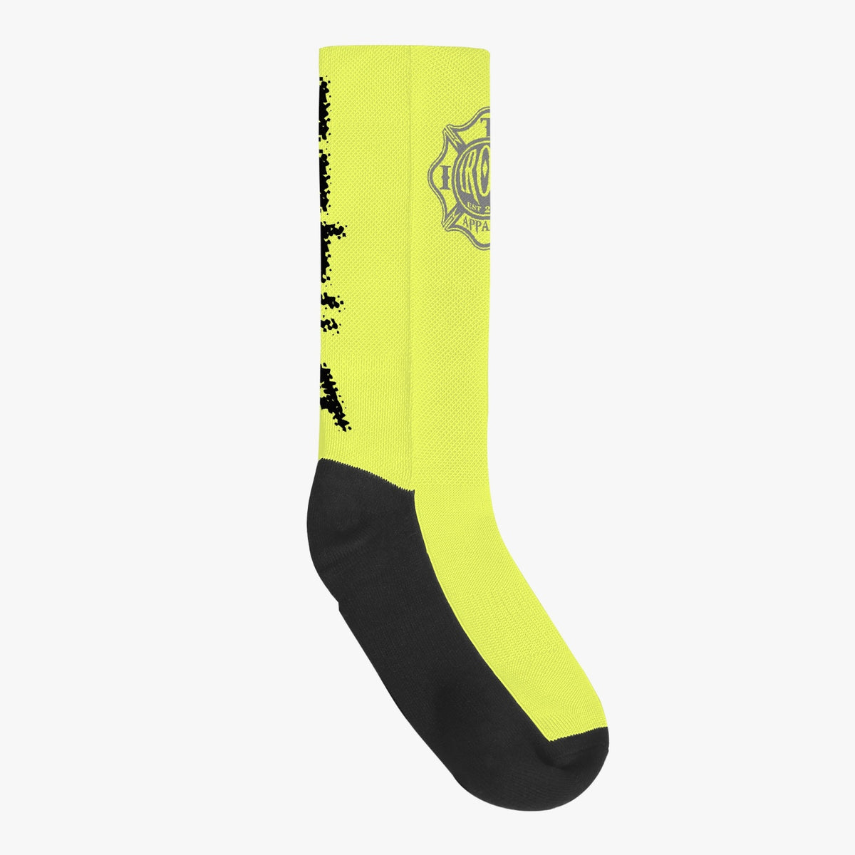 Irons in the Fire Apparel Reinforced Sports Socks - Bright Yellow