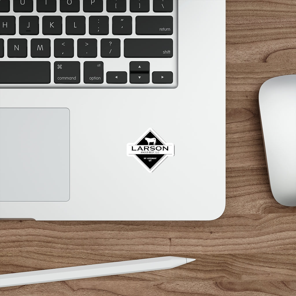 Larson Beef Logo: Die-Cut Stickers (5 sizes)