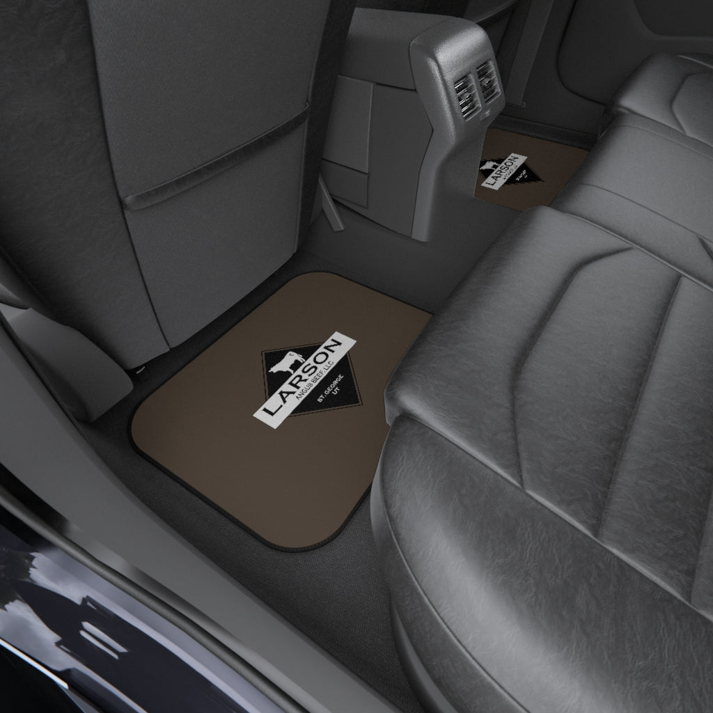 Larson Beef Logo: Car Mats (Set of 4)