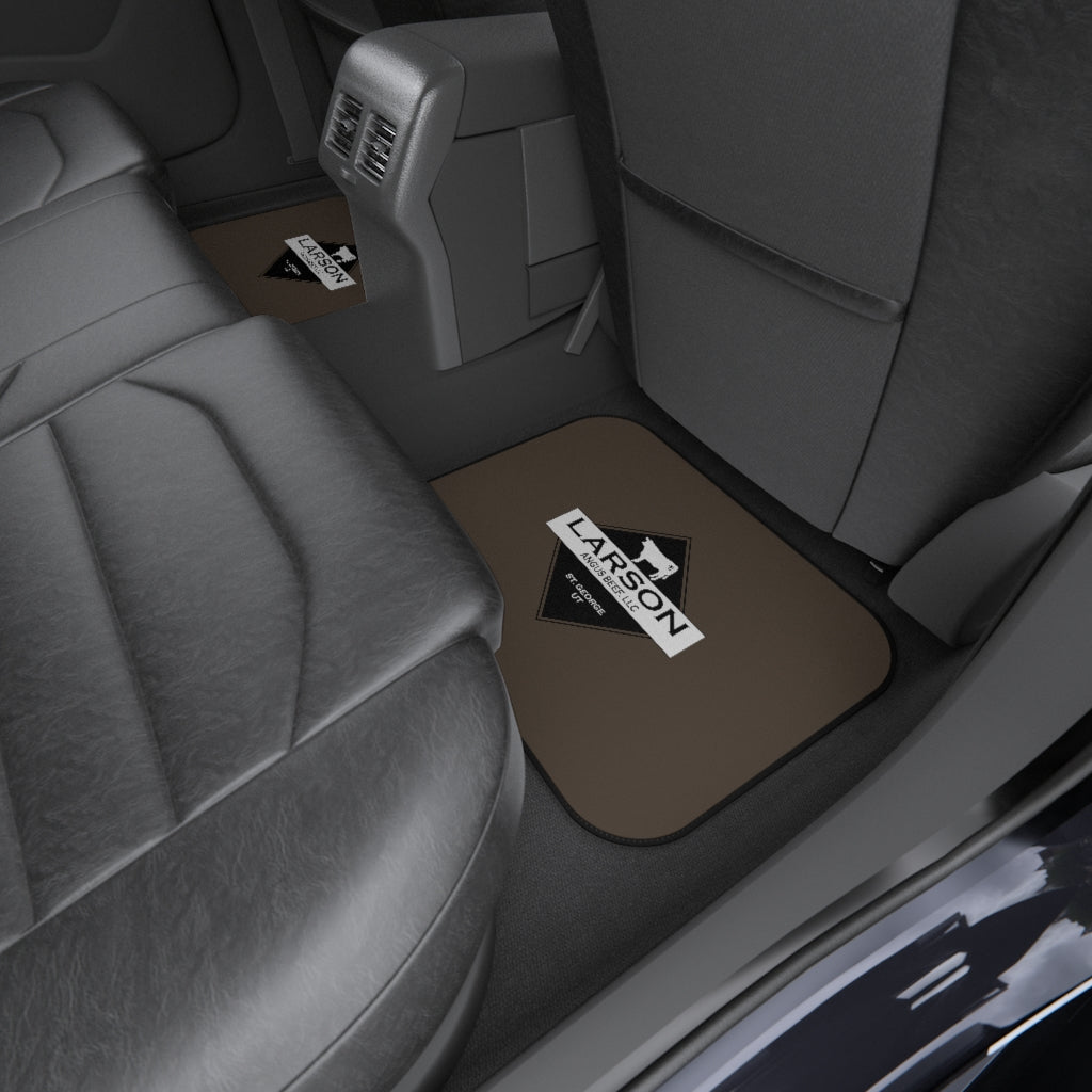 Larson Beef Logo: Car Mats (Set of 4)