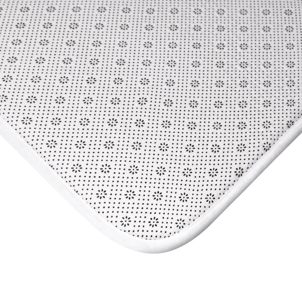 Halloween Line art Bath Mat