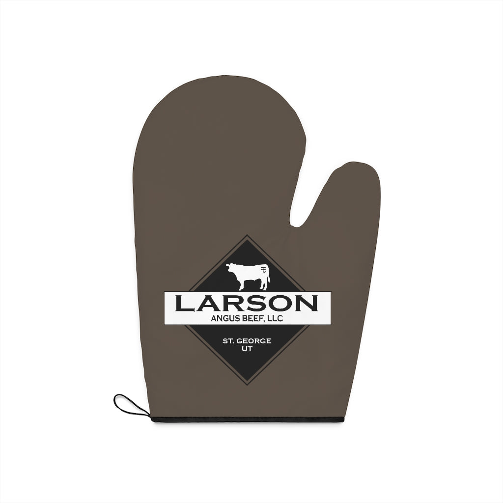 Larson Beef Logo: Oven Mitts & Pot Holders
