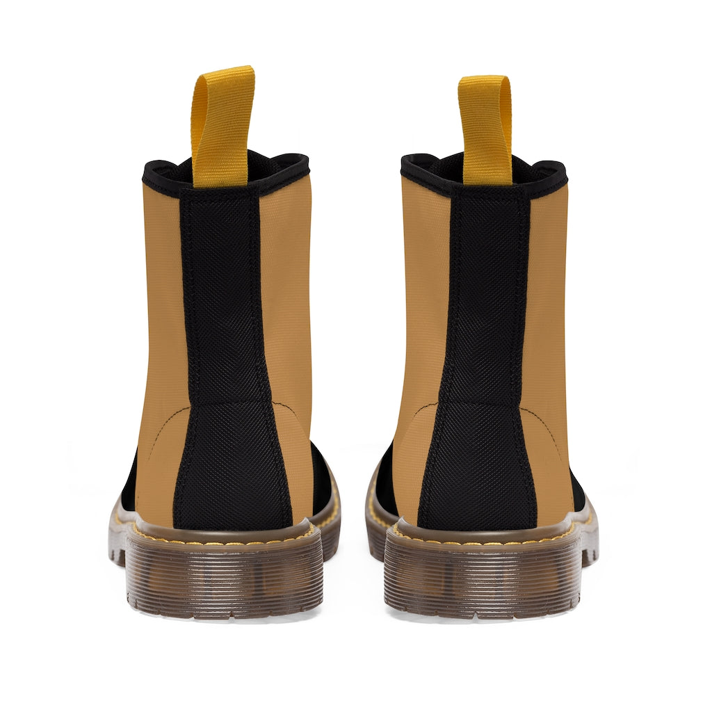 Tan with Black Boots