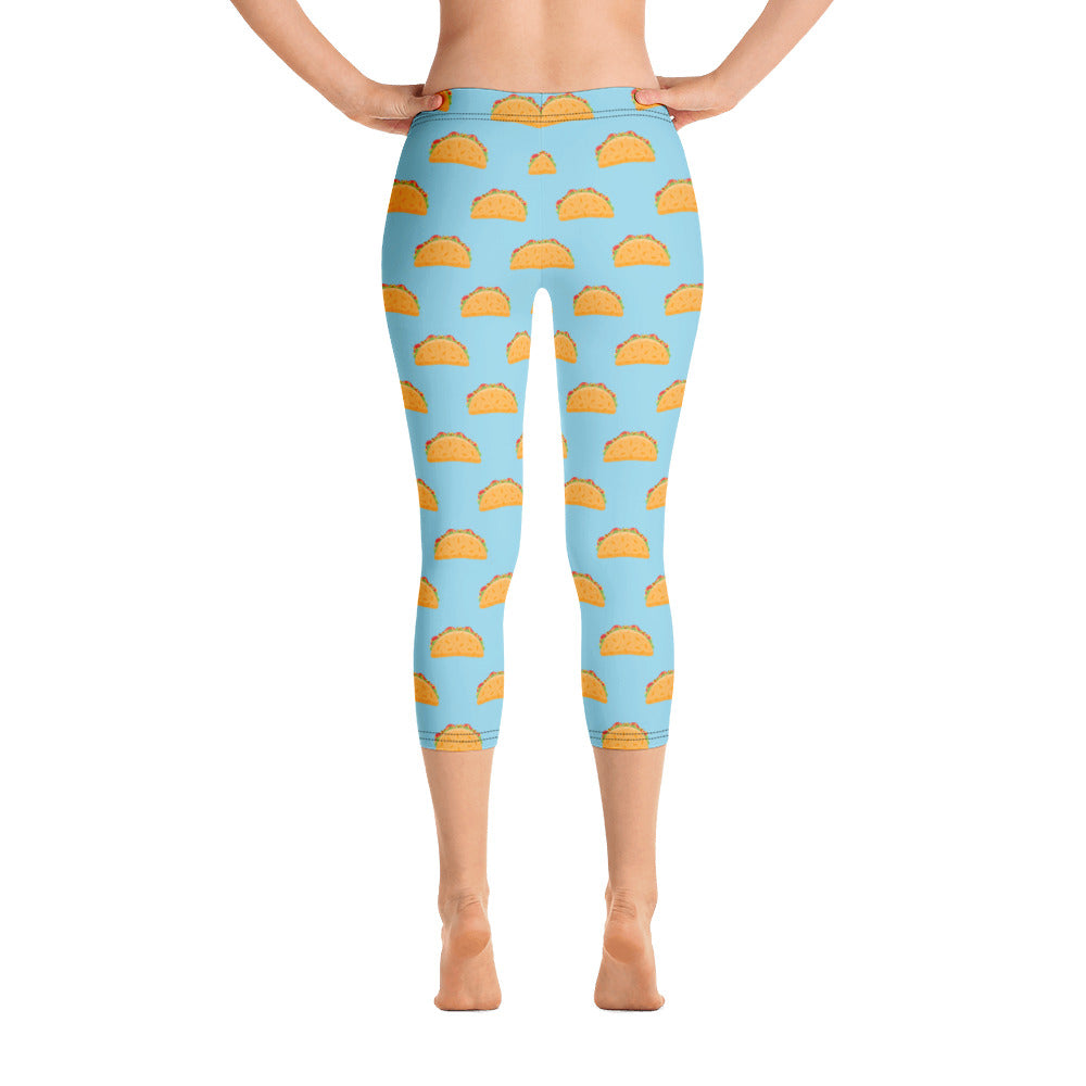 Taco Tuesday Capri Leggings