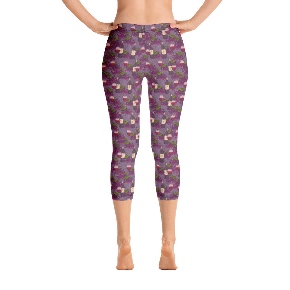 Wine and Dine Capri Leggings