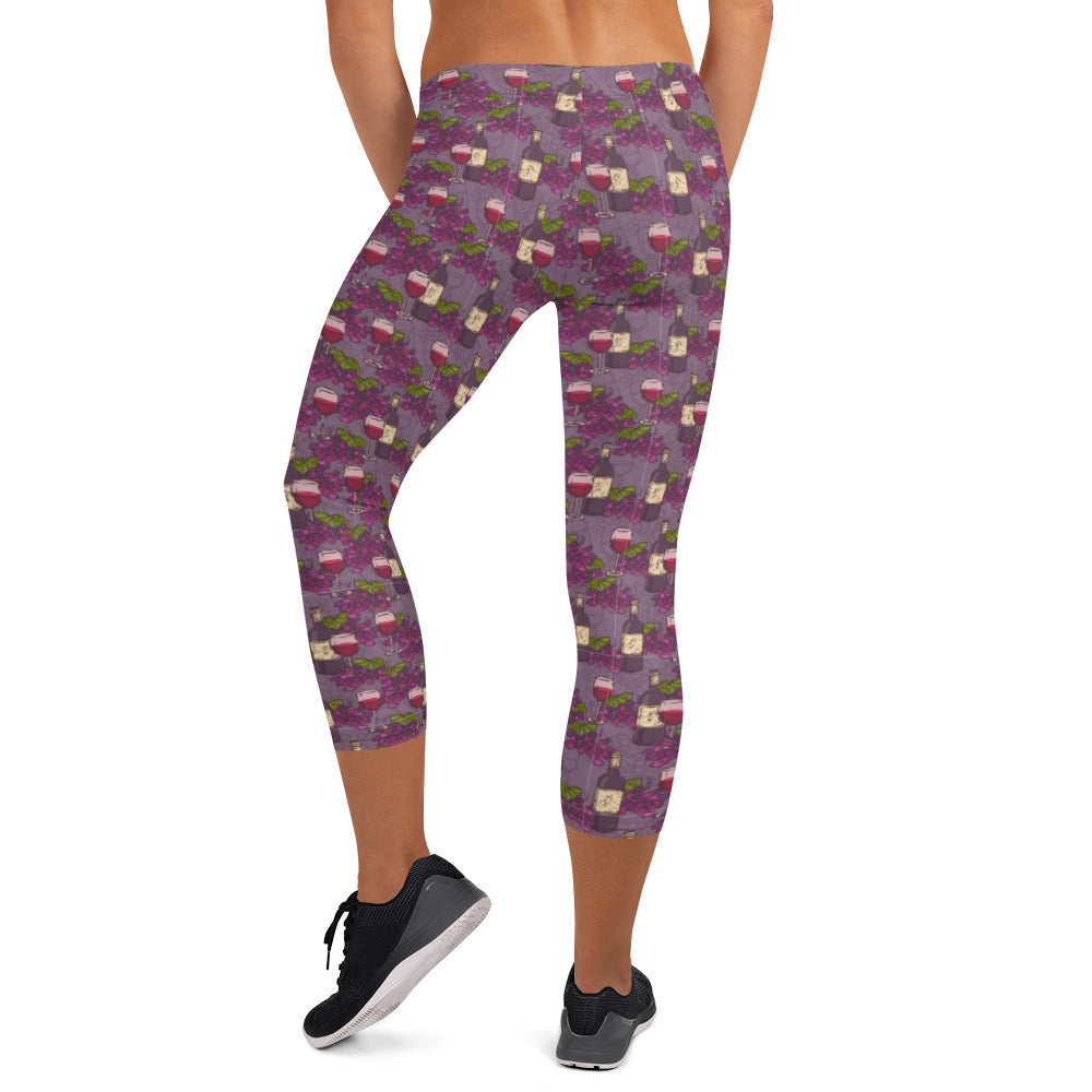 Wine and Dine Capri Leggings