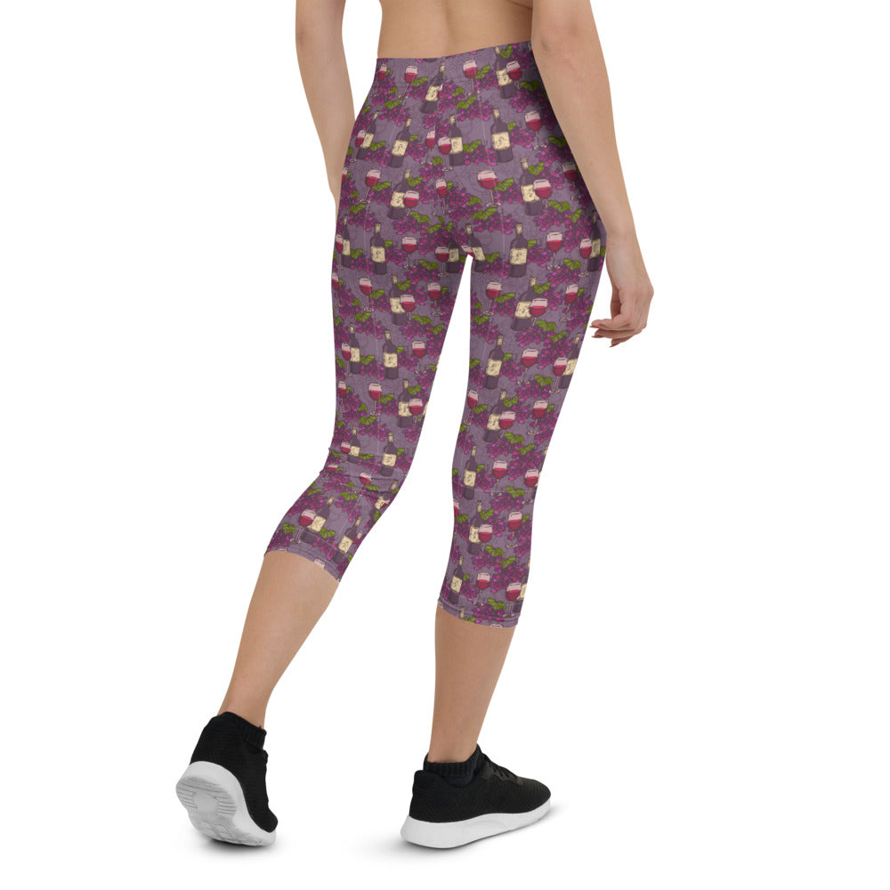 Wine and Dine Capri Leggings
