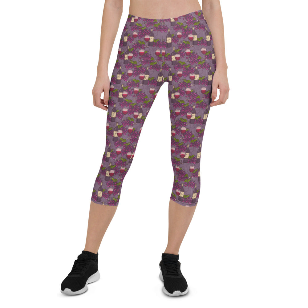 Wine and Dine Capri Leggings