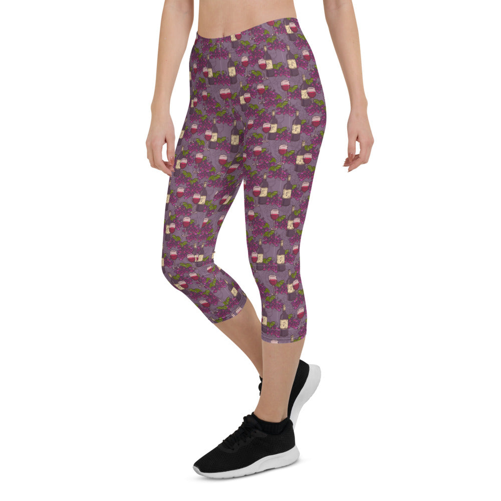 Wine and Dine Capri Leggings