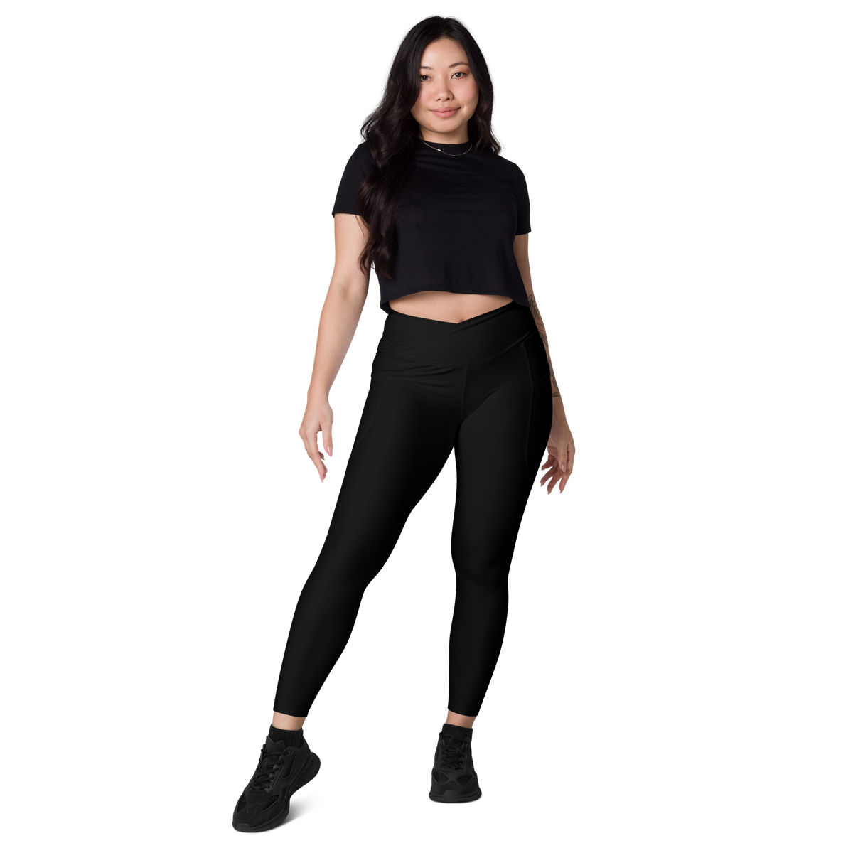 Darkest before Dawn Crossover leggings with pockets