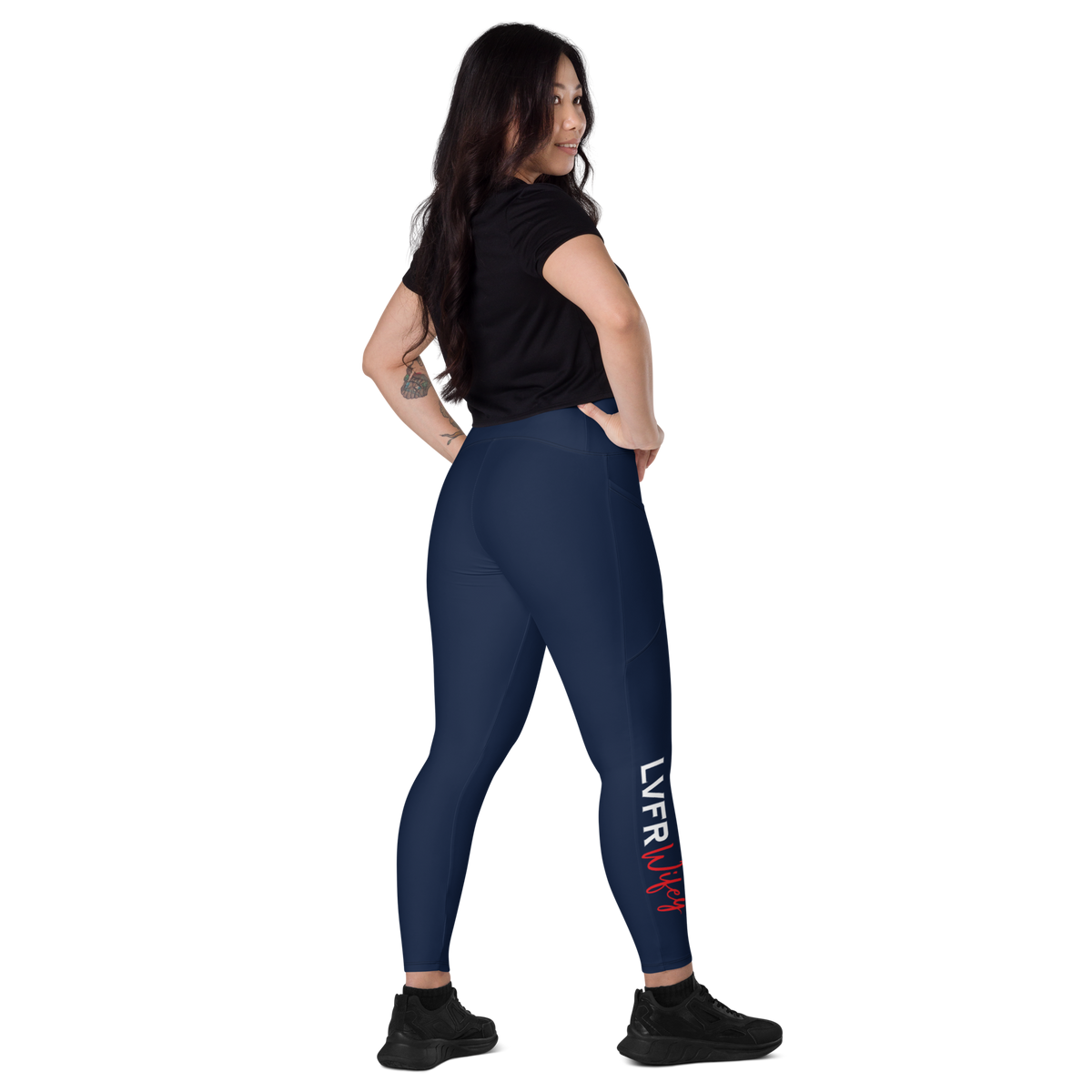 LVFR Wifey Crossover leggings with pockets