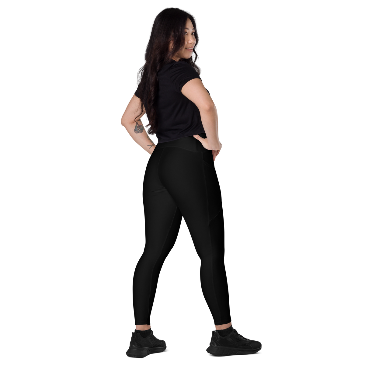 Darkest before Dawn Crossover leggings with pockets