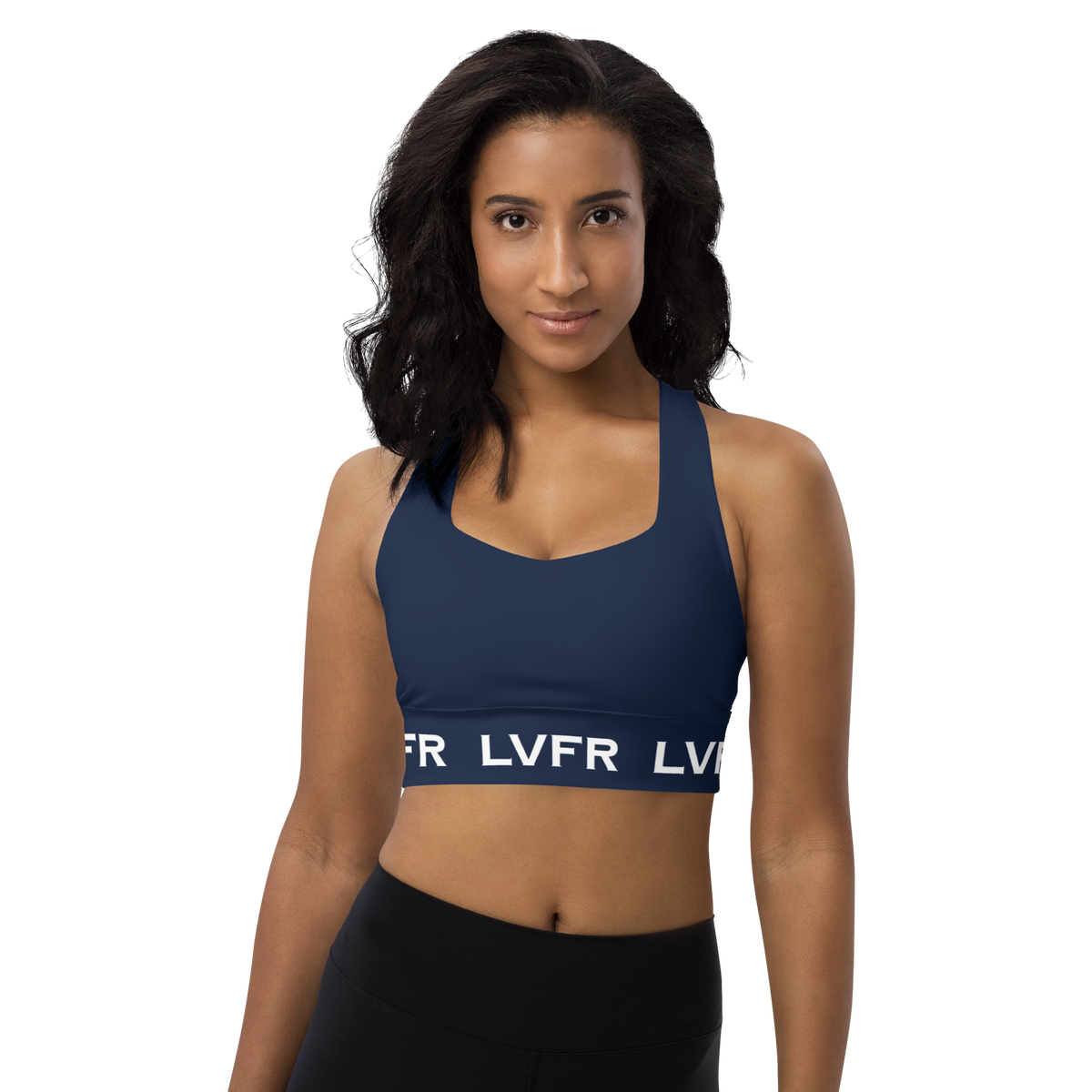 LVFR Longline sports bra - Blue