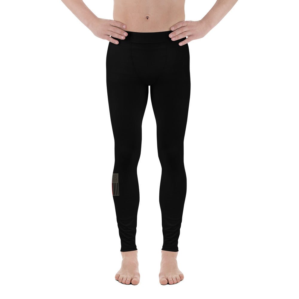 USA Flag (thin red line) - Men's Leggings