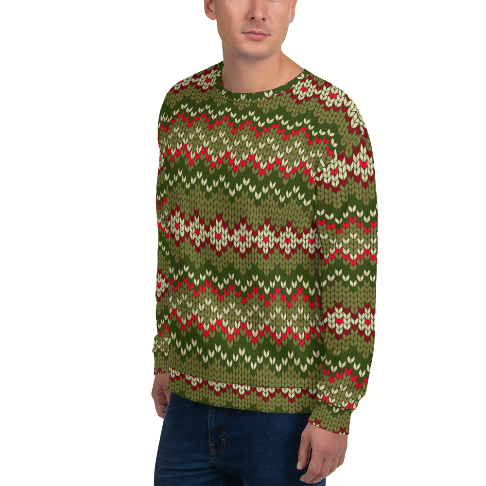 Ugly Sweater Printed Sweatshirt