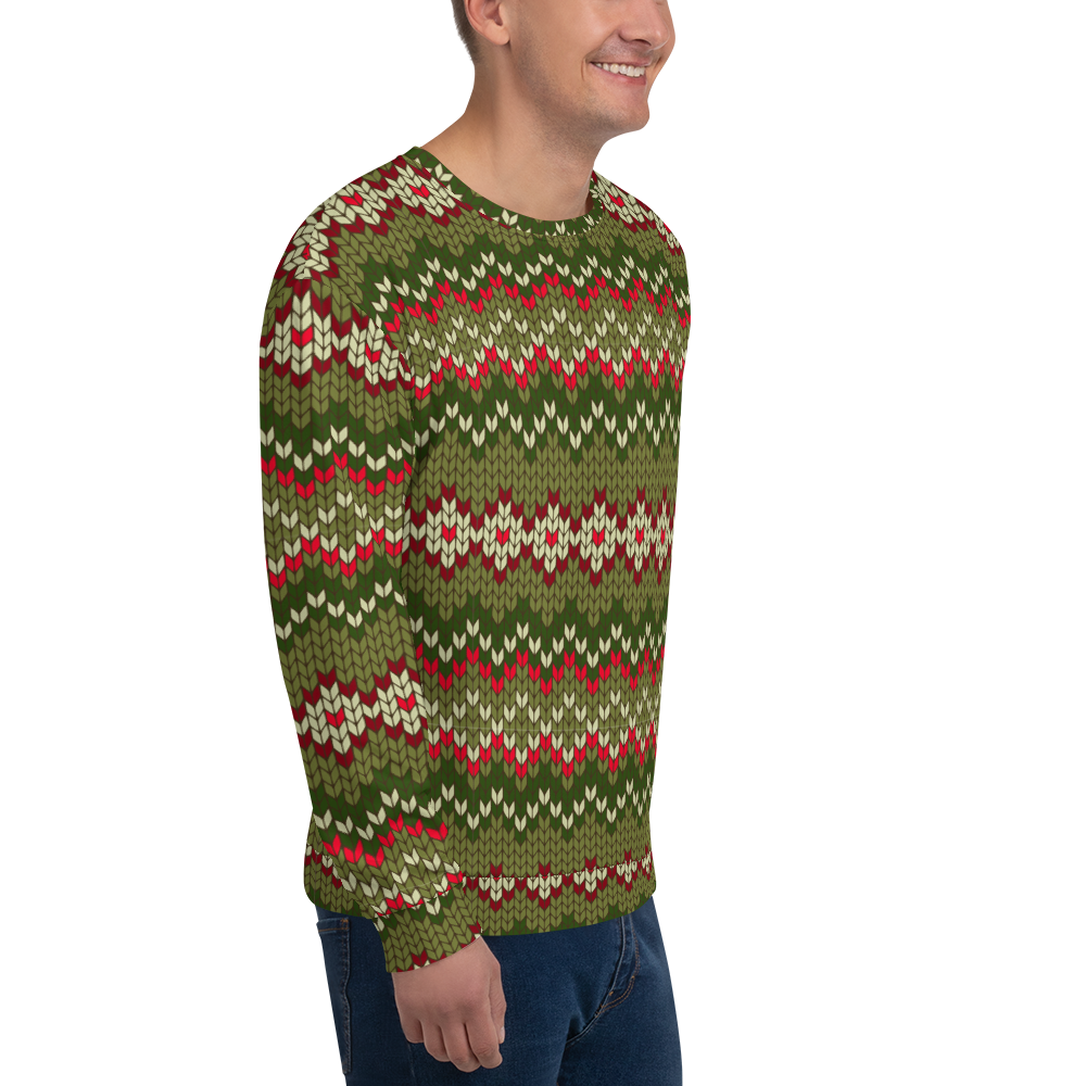Ugly Sweater Printed Sweatshirt