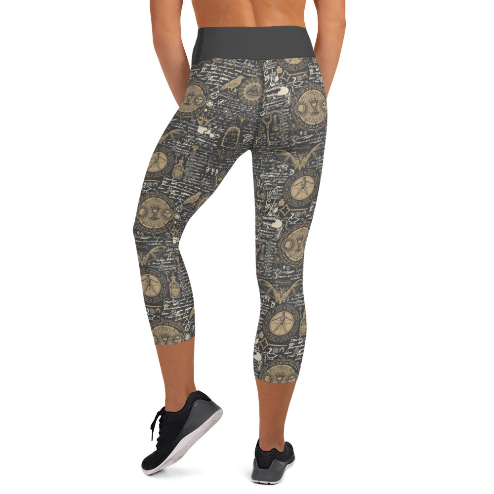 Vintage Alchemy - Yoga Capri Leggings