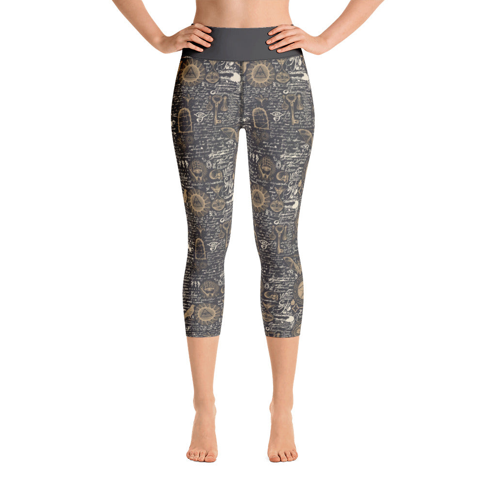Vintage Alchemy - Yoga Capri Leggings