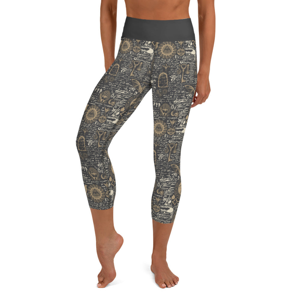 Vintage Alchemy - Yoga Capri Leggings
