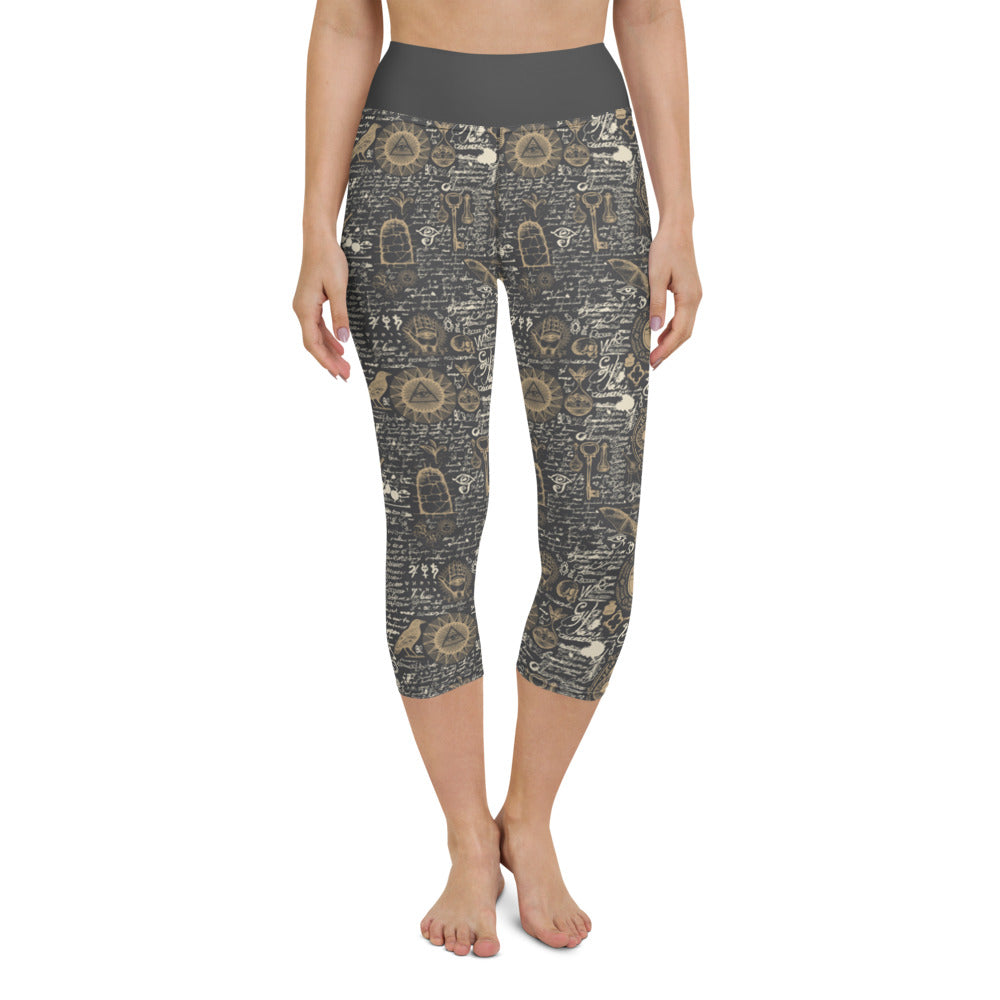 Vintage Alchemy - Yoga Capri Leggings