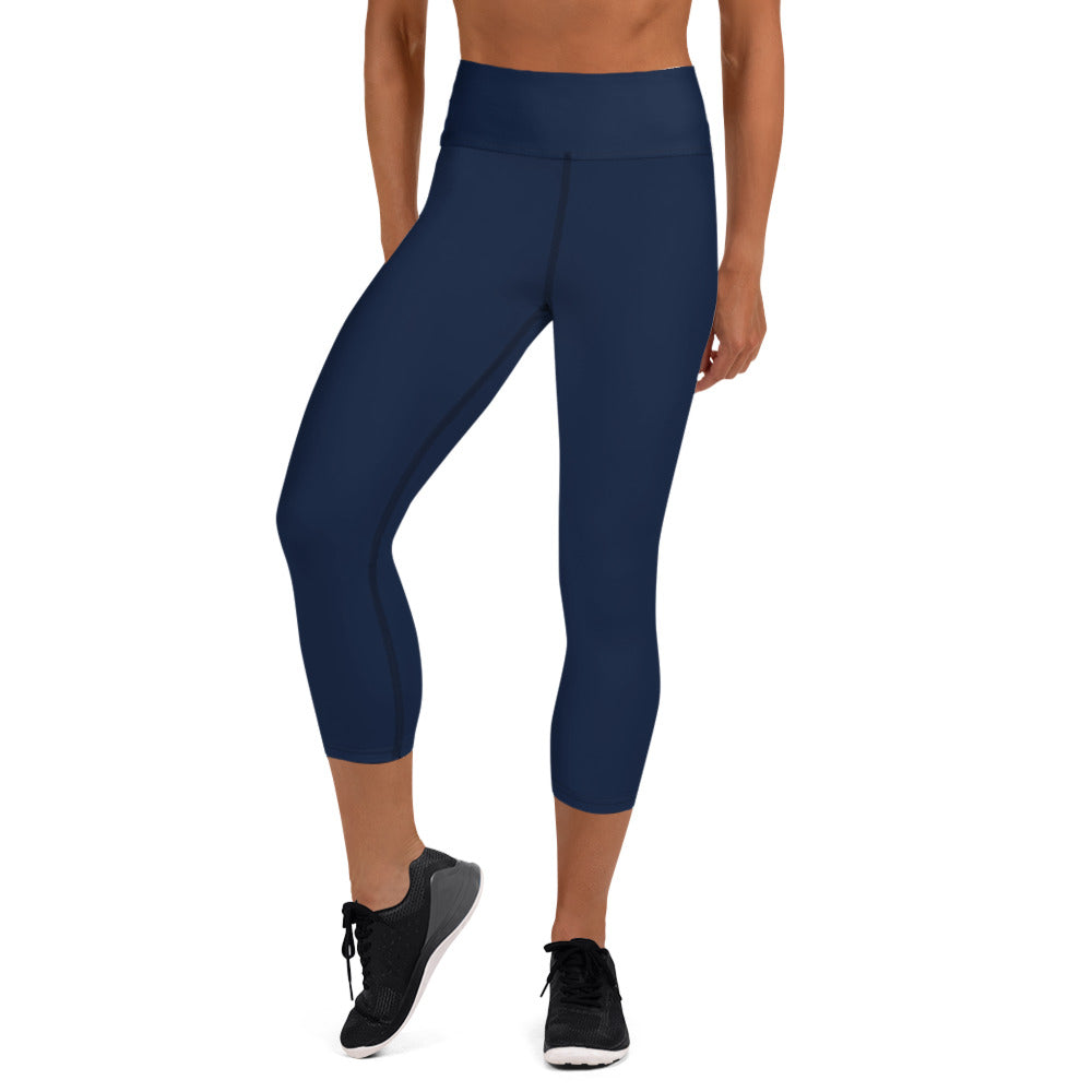 Navy Blue Capri Leggings