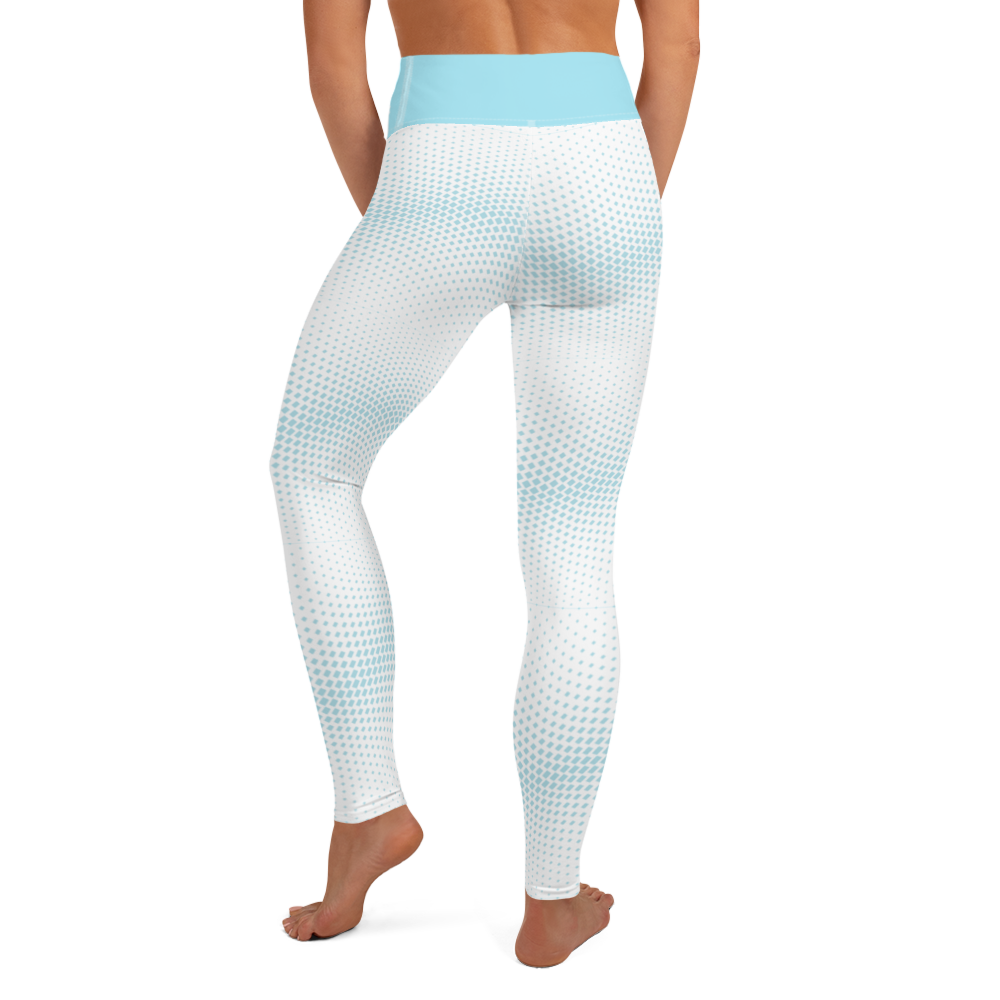 Teal Wave Yoga Leggings