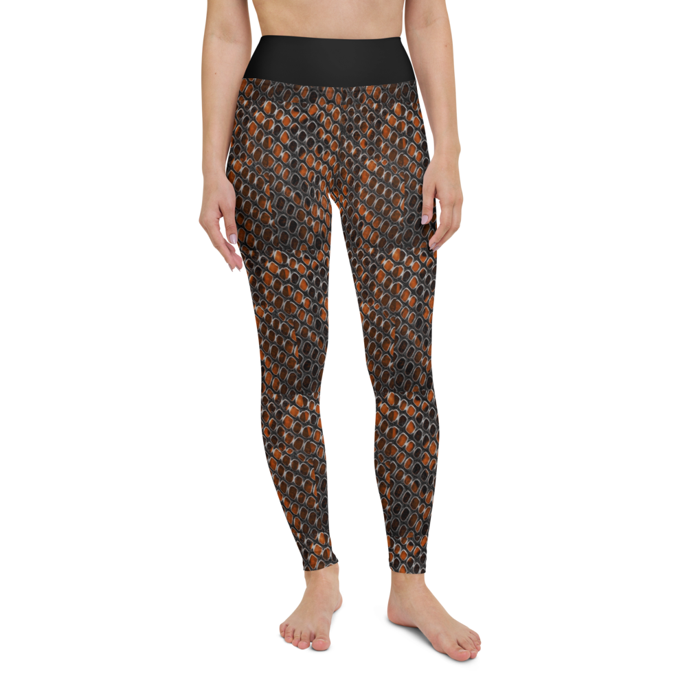 Bronze Snakeskin Leggings (wide band)