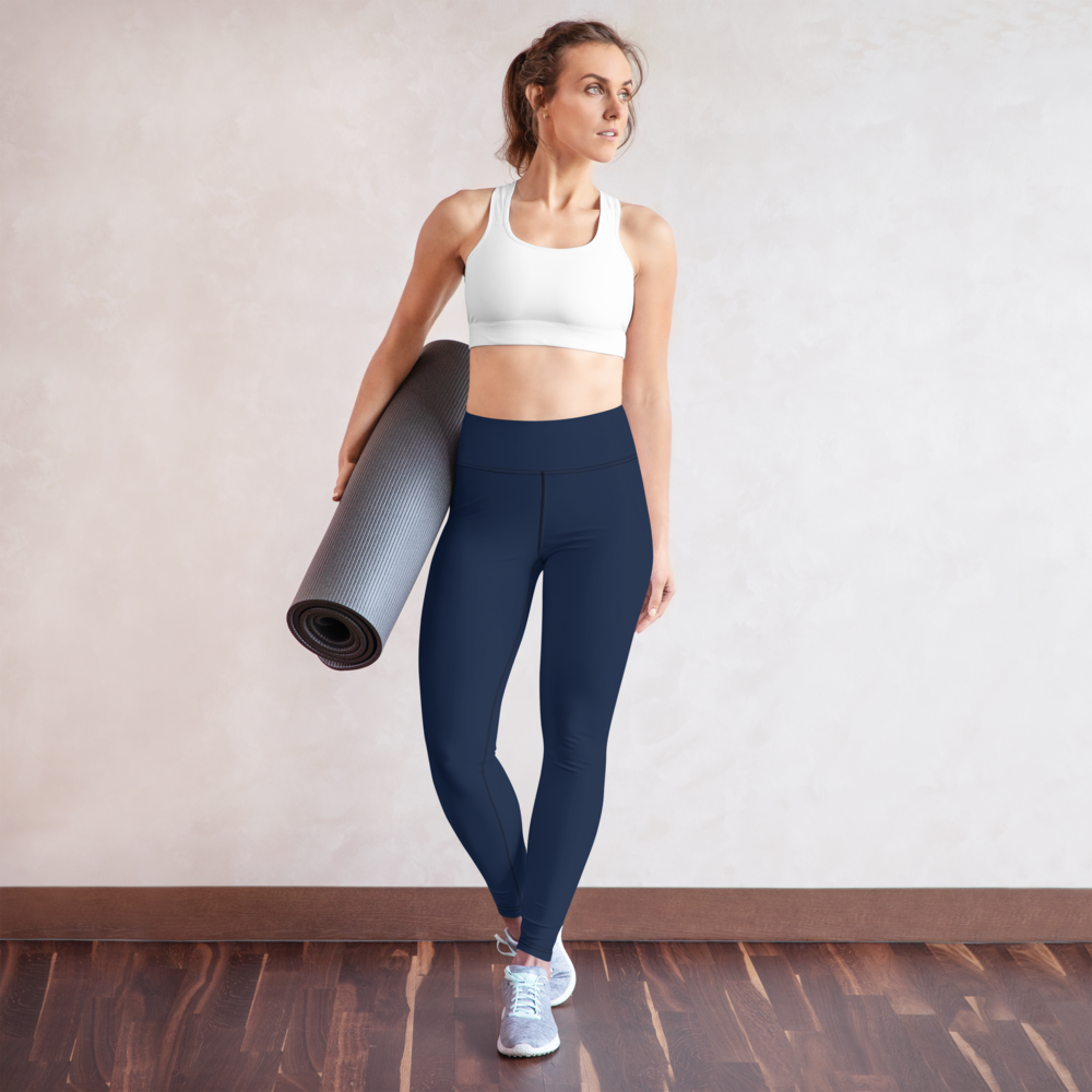 Navy Blue Yoga Leggings