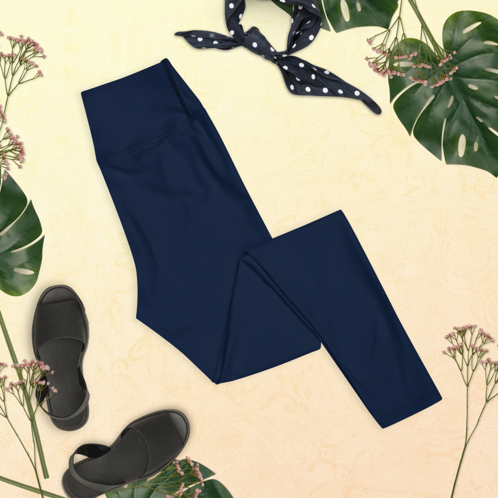 Navy Blue Yoga Leggings