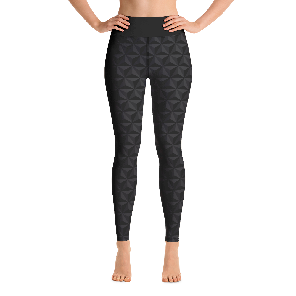 Black Pyramid Yoga Leggings