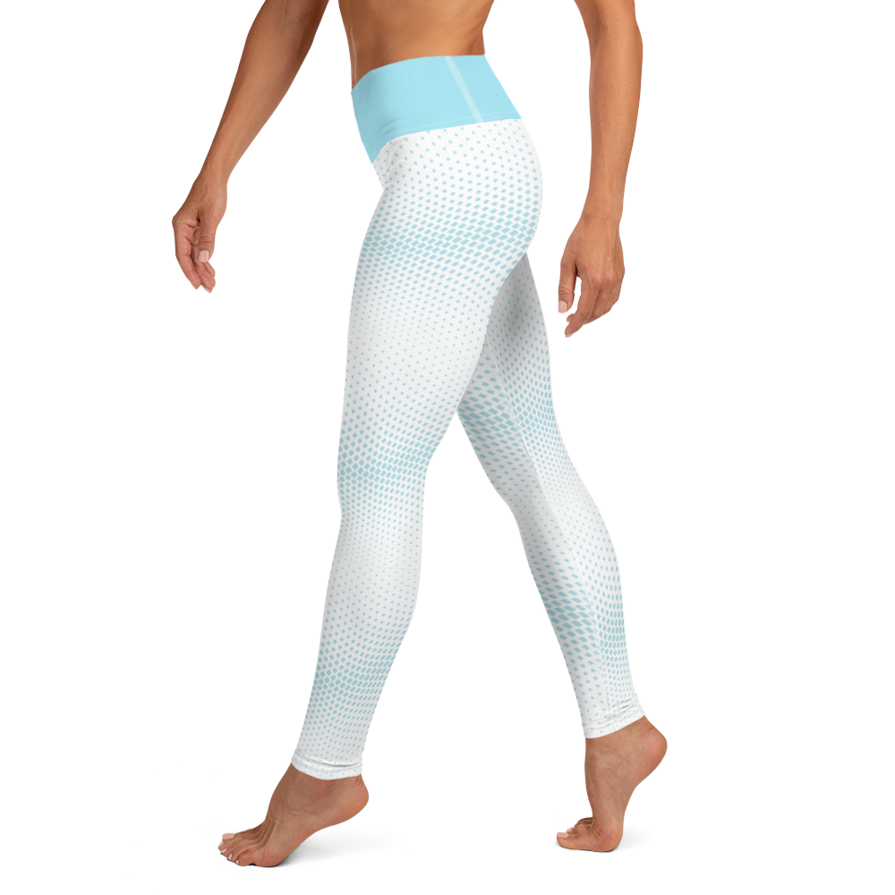 Teal Wave Yoga Leggings