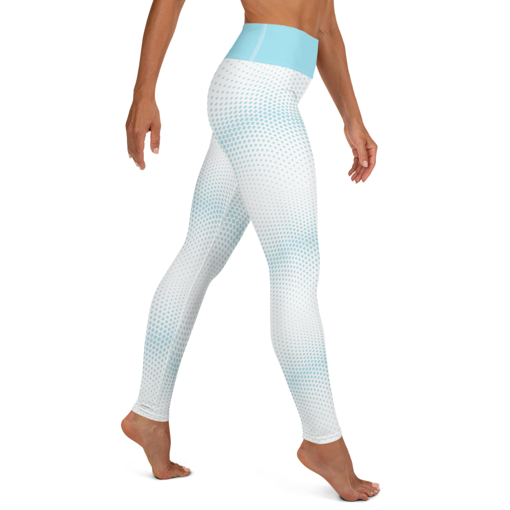 Teal Wave Yoga Leggings