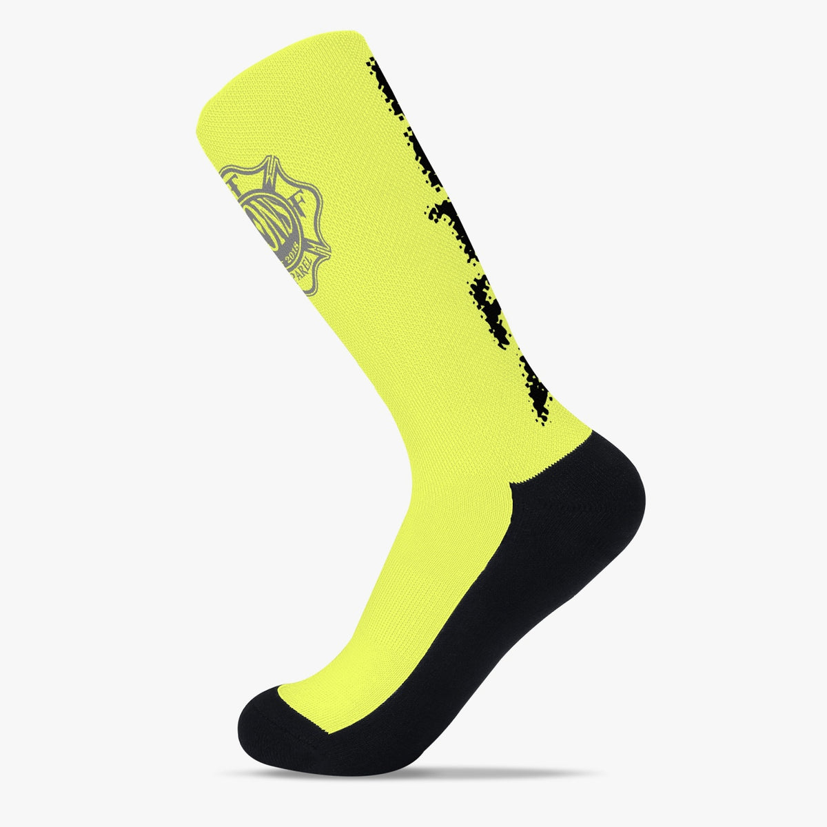 Irons in the Fire Apparel Reinforced Sports Socks - Bright Yellow