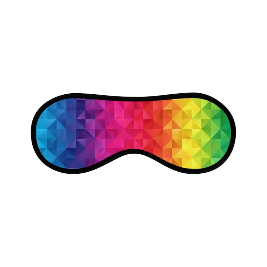 Rainbow Geometric Sleeping Mask