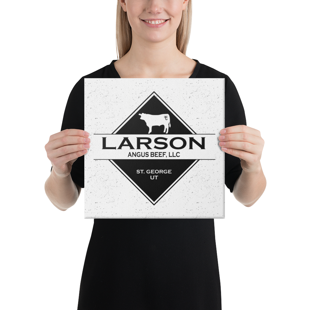 Larson Beef Logo Canvas