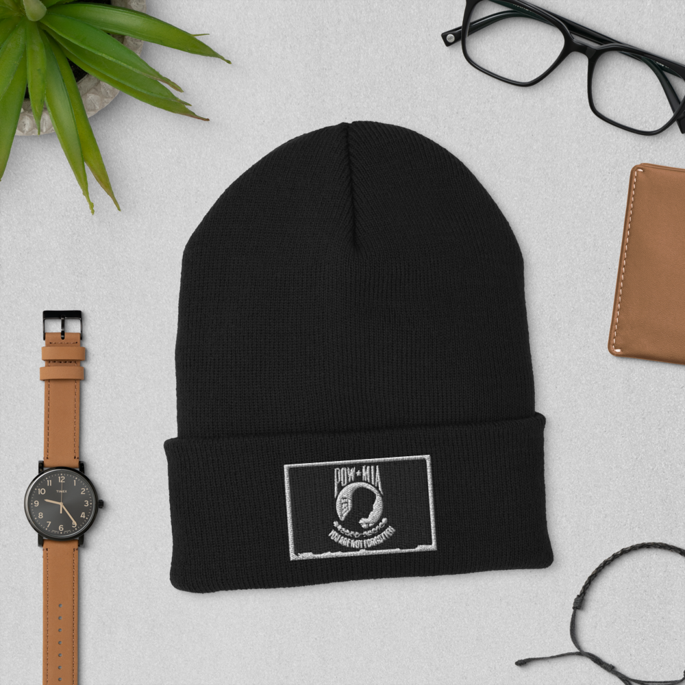 POW/MIA Cuffed Beanie