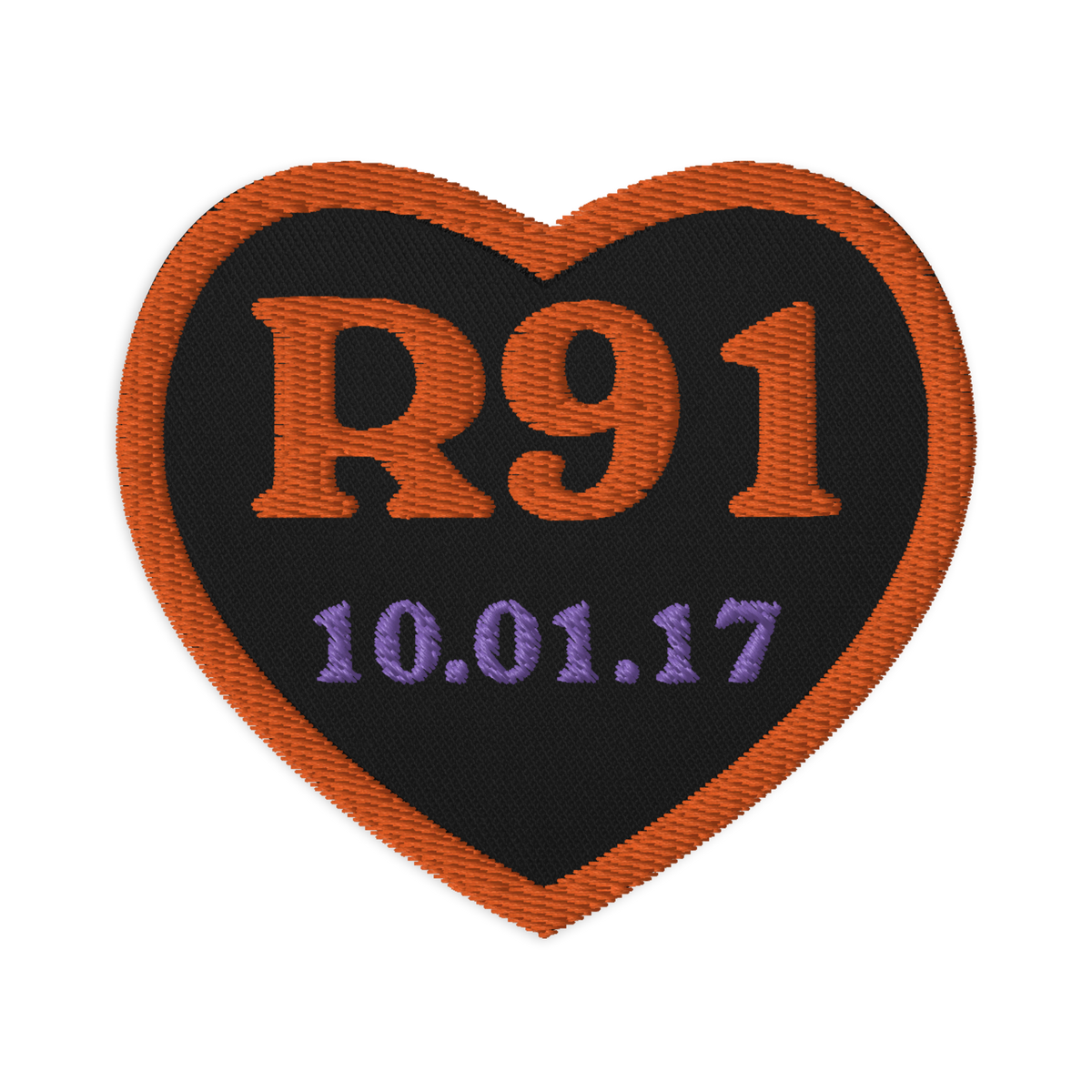 R91 Embroidered patches