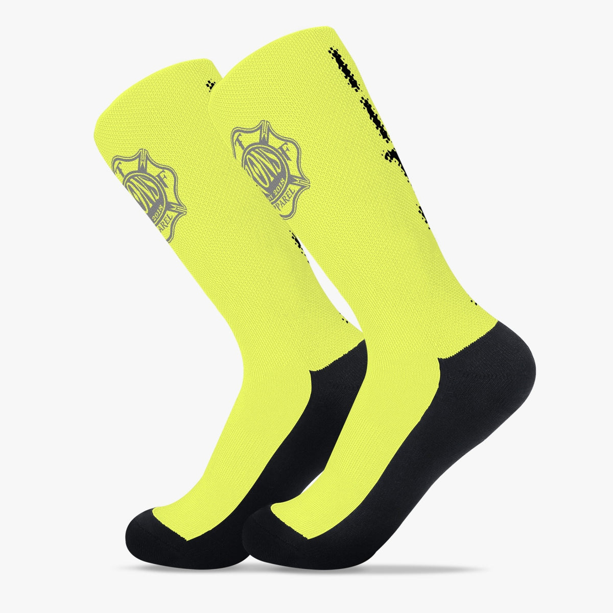 Irons in the Fire Apparel Reinforced Sports Socks - Bright Yellow