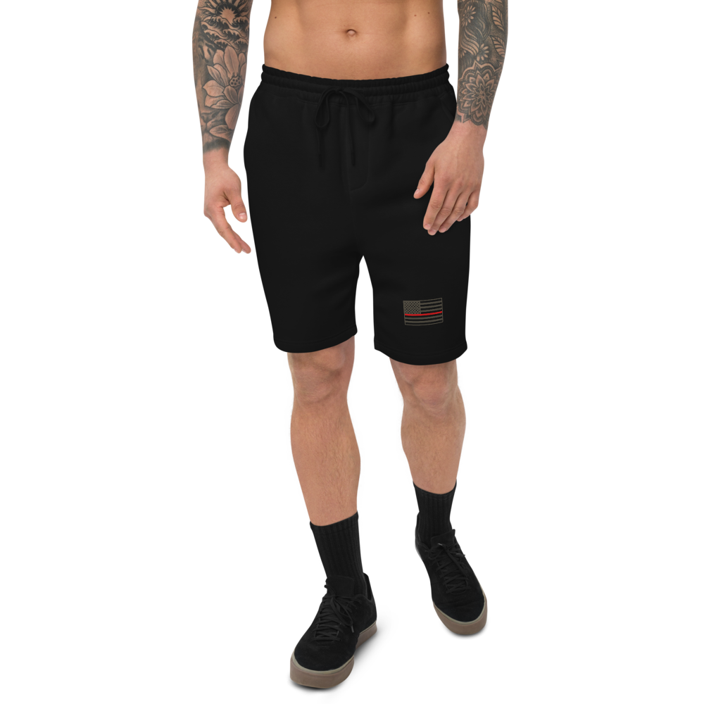 Thin Red Line - Men's fleece shorts