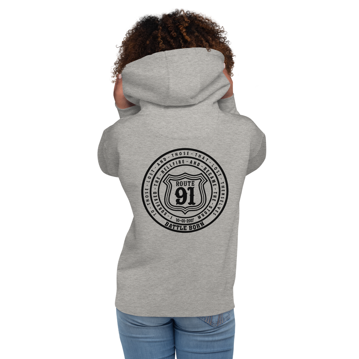 R91 Badge (all black) Unisex Hoodie