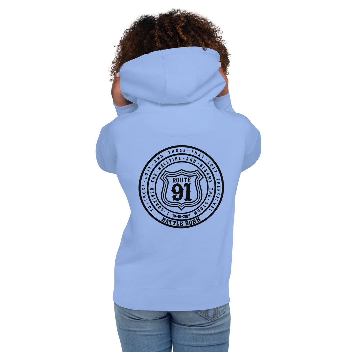 R91 Badge (all black) Unisex Hoodie