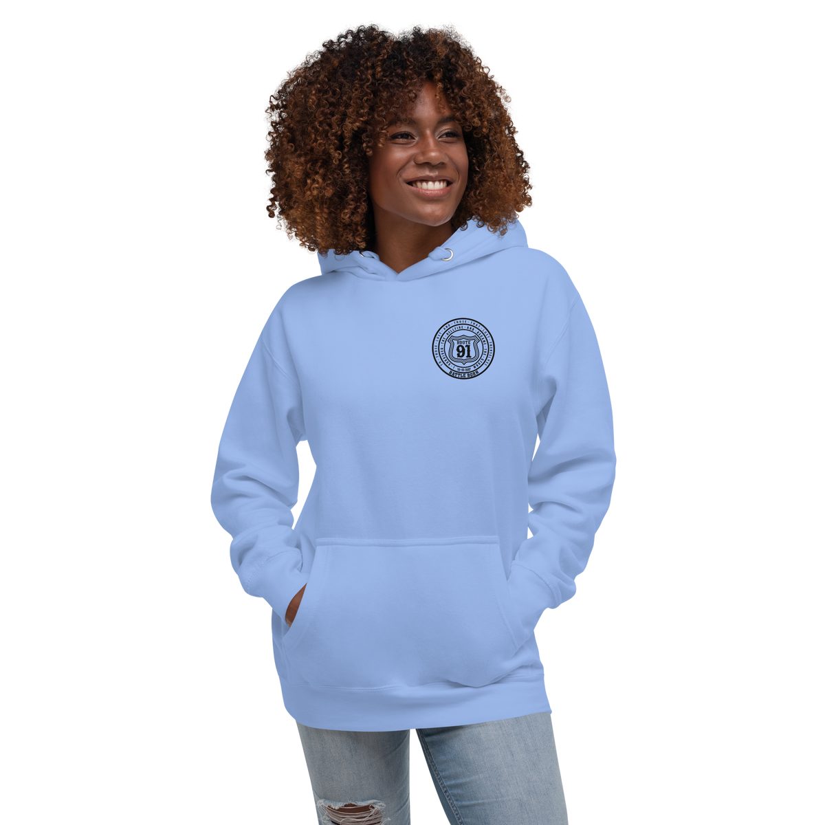 R91 Badge (all black) Unisex Hoodie
