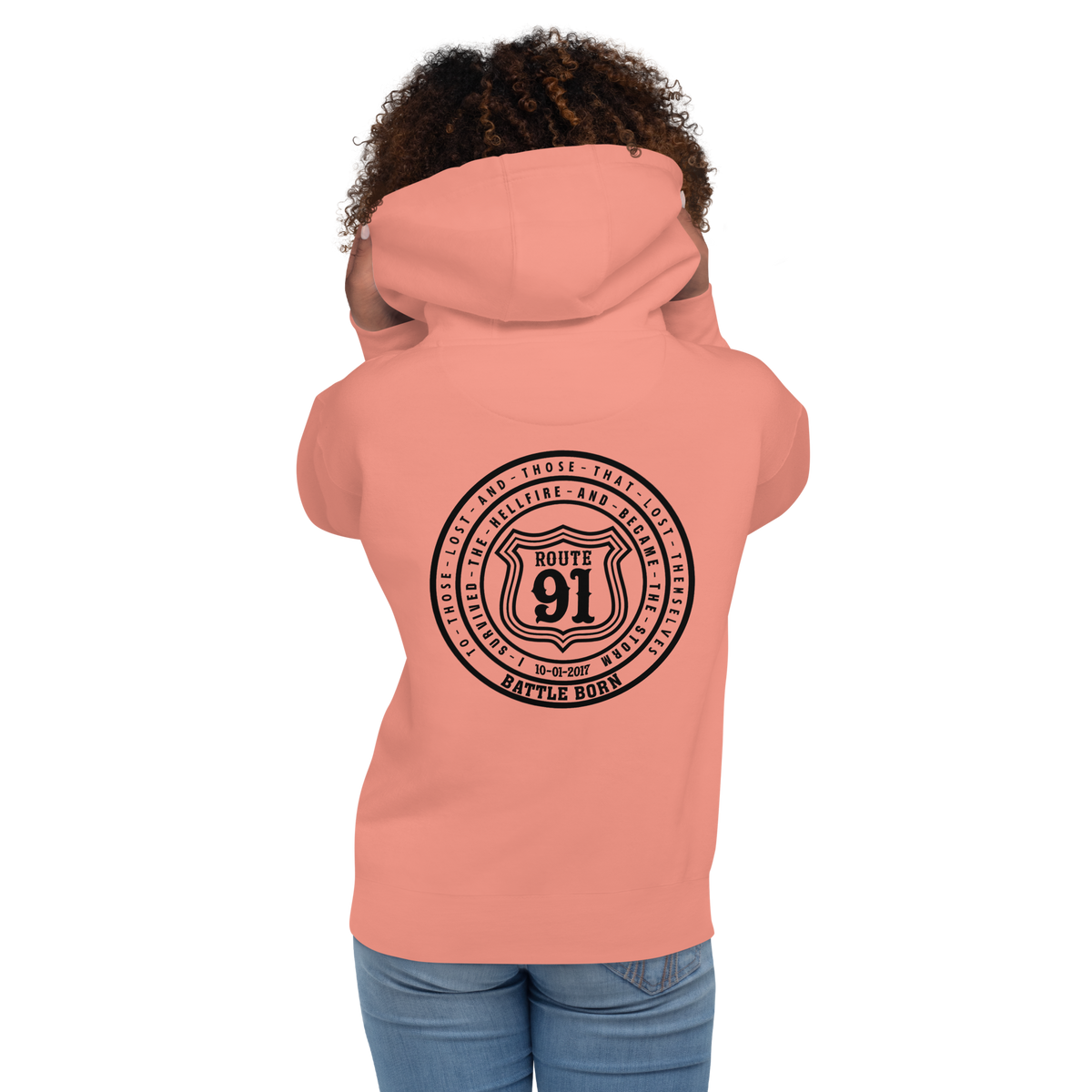 R91 Badge (all black) Unisex Hoodie